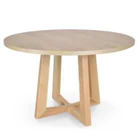 1.2m Round Dining Table - Natural