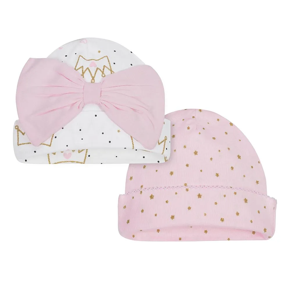 2-Pack Girls Princess Caps