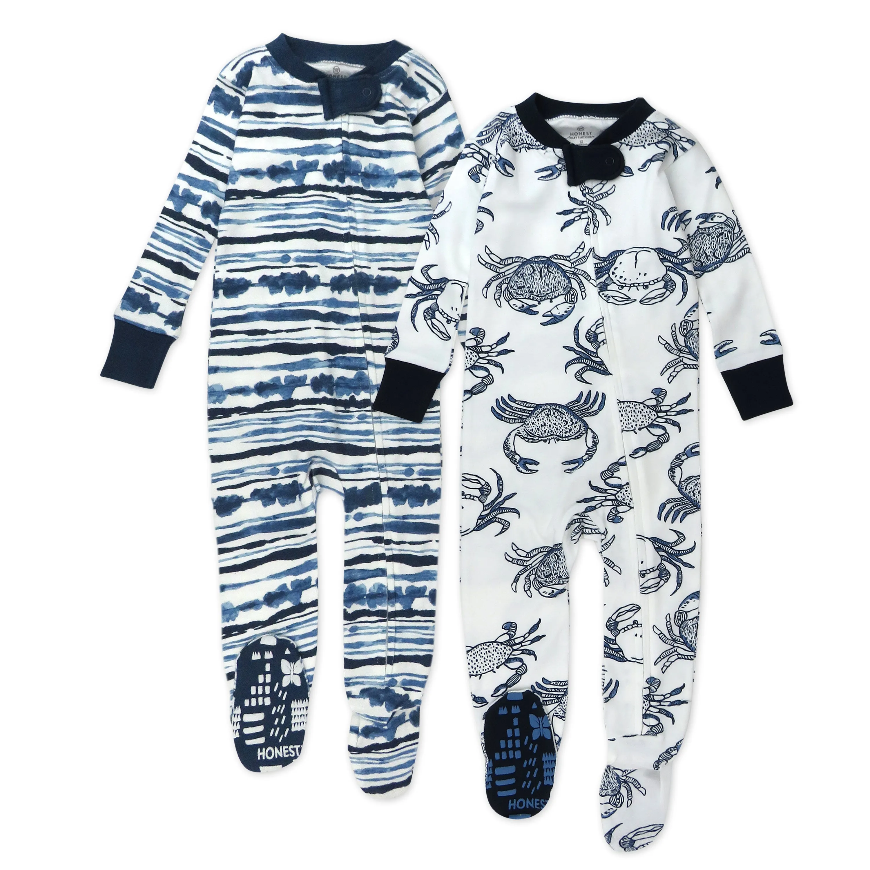 2-Pack Organic Cotton Snug-Fit Footed Pajama