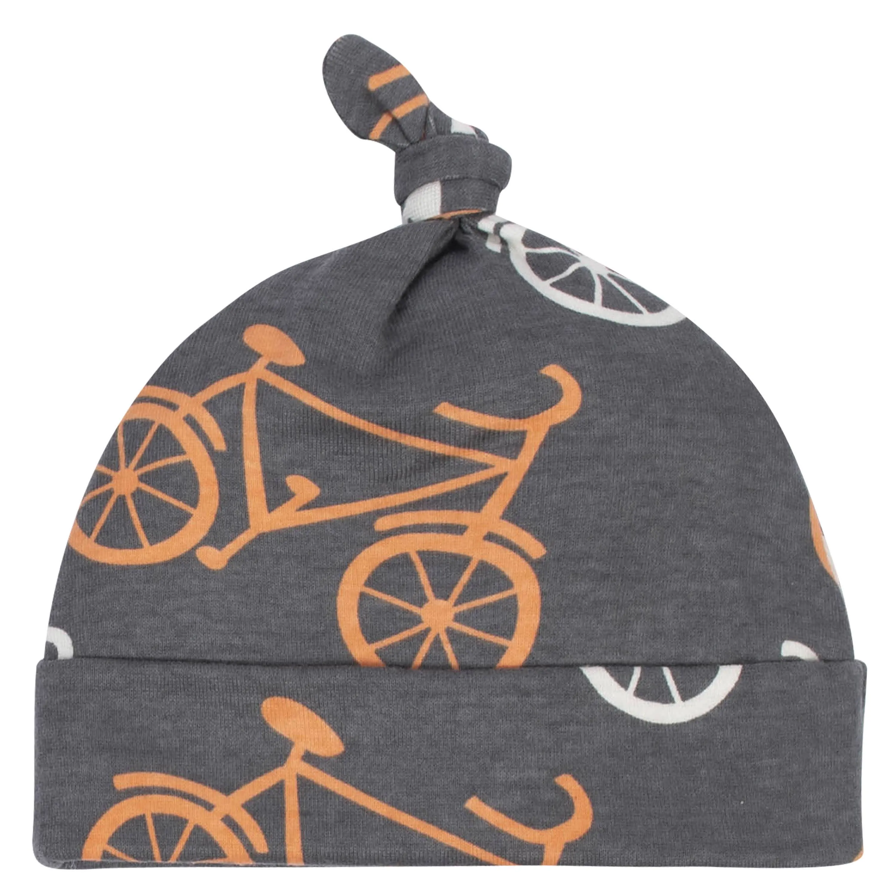 4-Pack Baby Boys Comfy Stretch Bicycle Caps