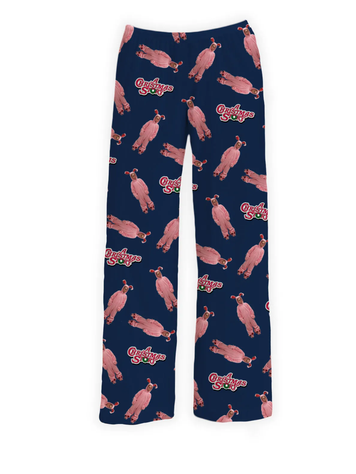 A Christmas Story Pajama Set – Sleep Shirt & Pajama Pants (Tickled Pink Christmas)