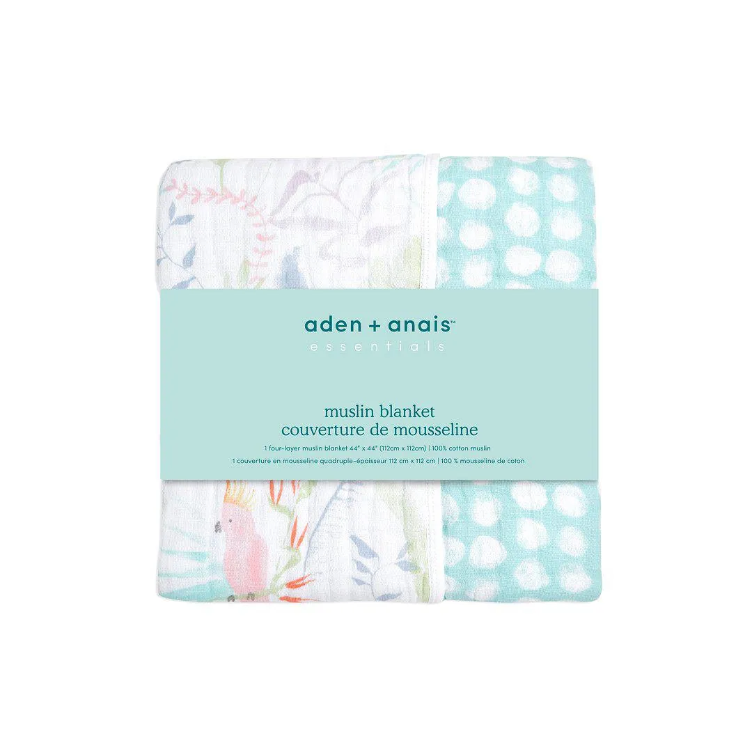 aden   anais Essentials Cotton Muslin Blanket - Tropicalia