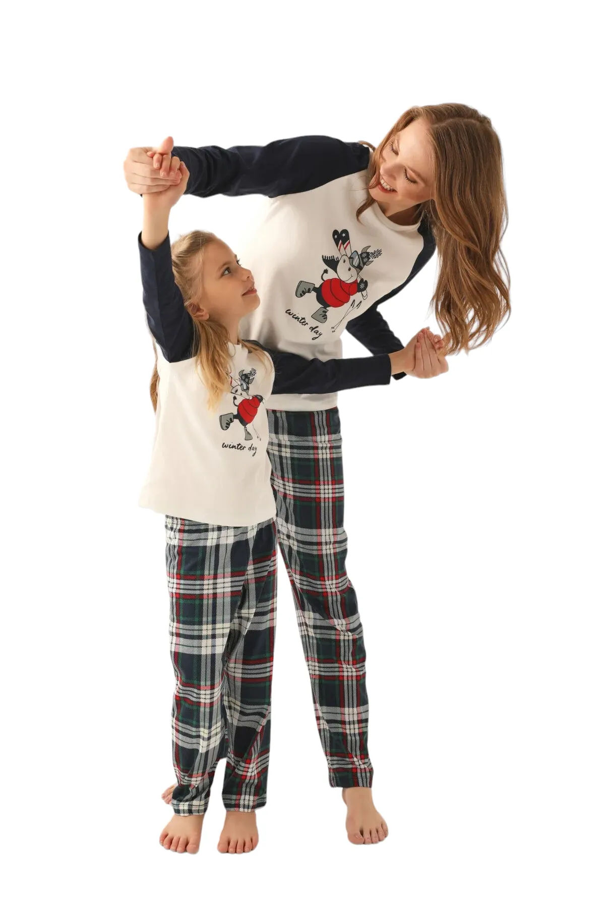 Adult Winter Day Long Sleeve Jammies.