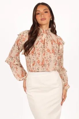 Alexi Top - Warm Floral