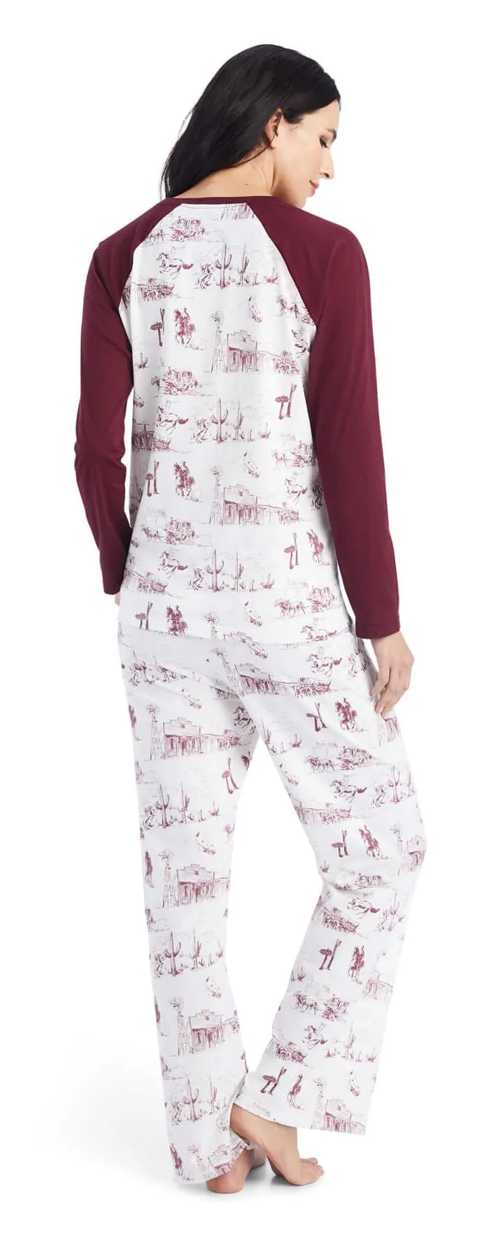 Ariat Women's Pajama Set, Western Toile