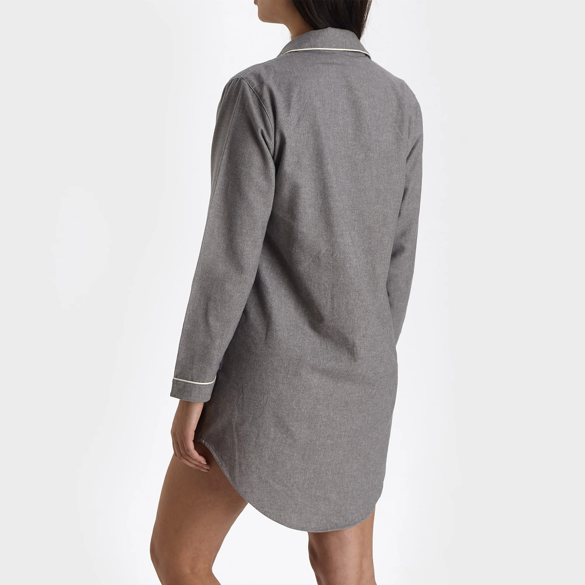 Arove Nightshirt [Stone grey/Natural white]