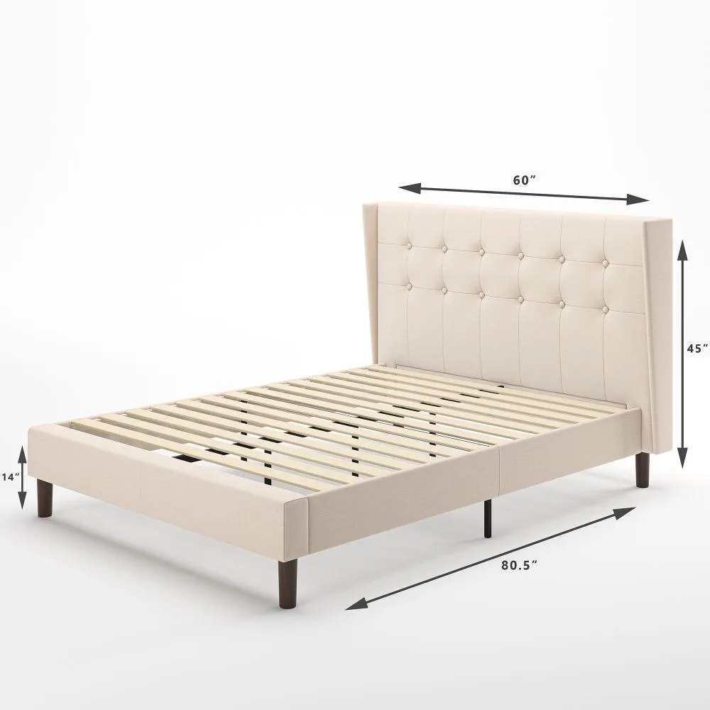 Athena Upholstered Platform Bed Frame