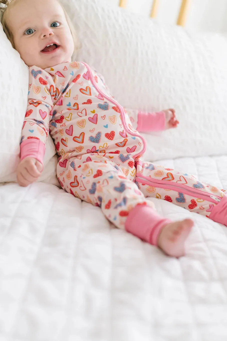 Baby Pajama in Heart Felt