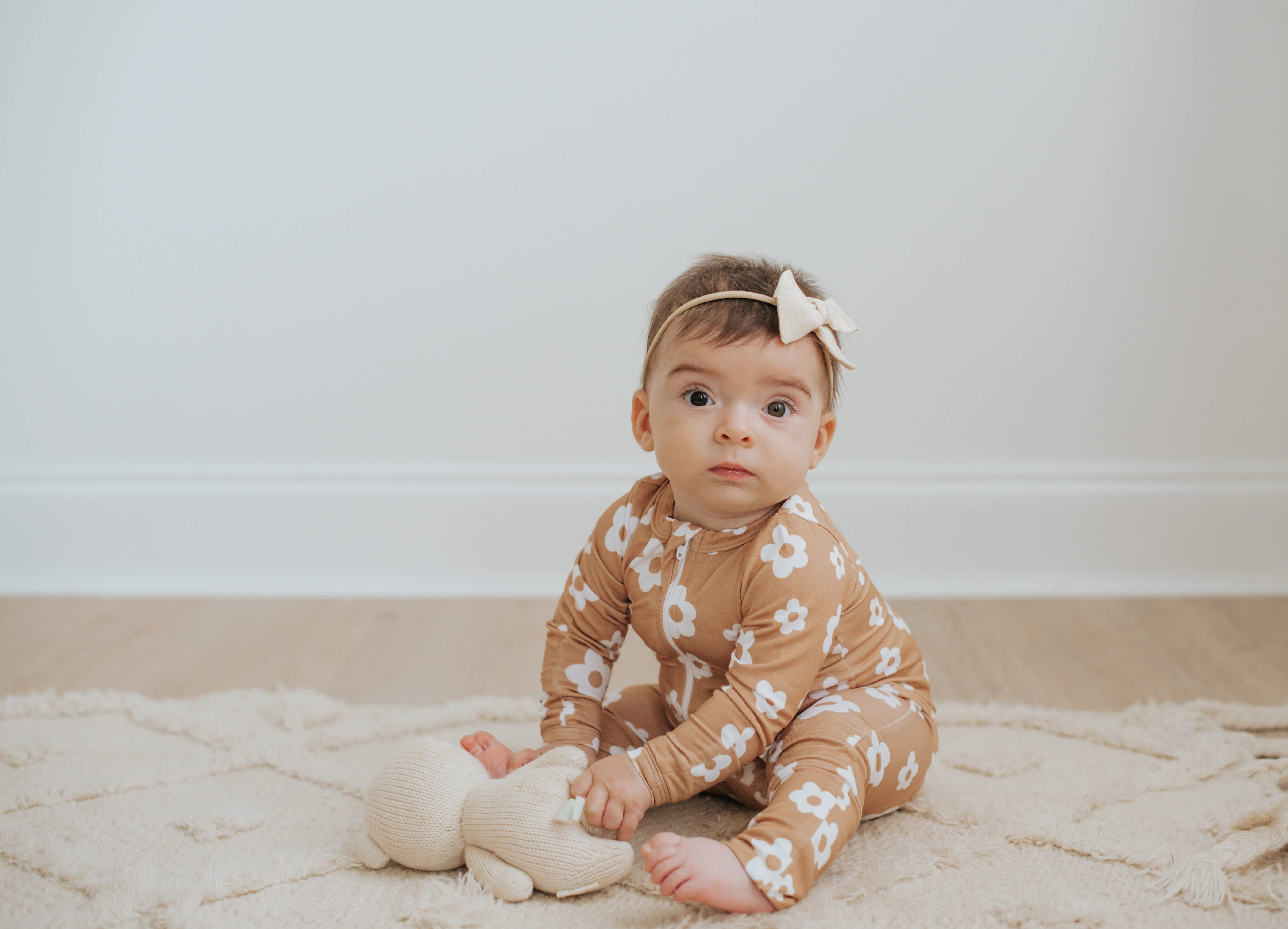 Bamboo Zip Pajamas | Daisies