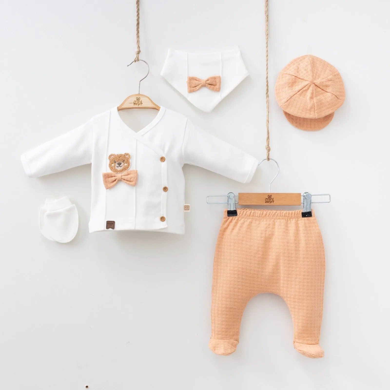 Bowtie Bear Newborn 5PC Set