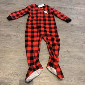 Carter's Red Fleece Holiday 3T Sleeper