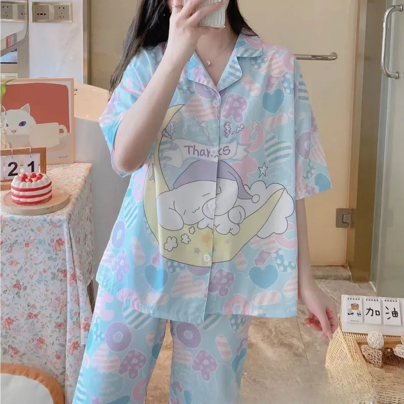 Cartoon Anime Soft Pajama Set KI601