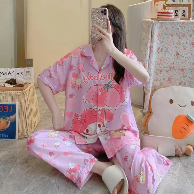 Cartoon Anime Soft Pajama Set KI601