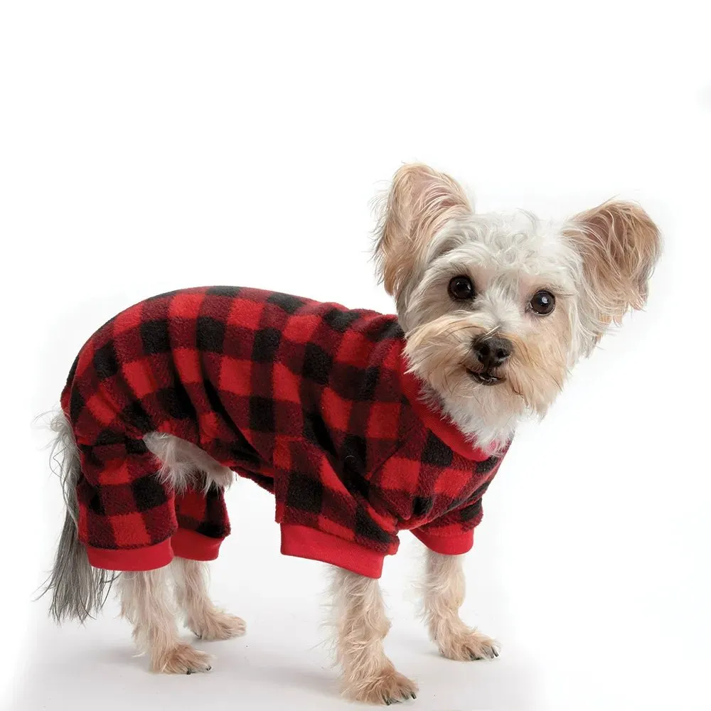 Casual Canine Buffalo Check Pajamas