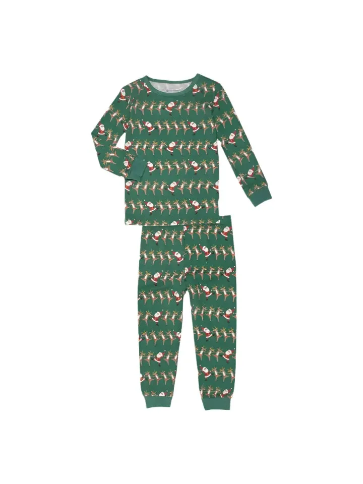 Christmas Can Can Pajama Long Sleeve Set