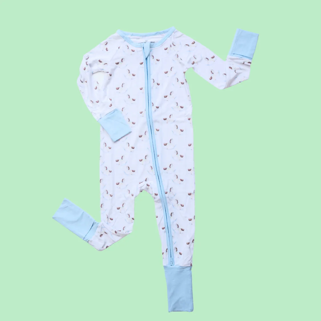 Classic Rocking Horse Zipper Romper