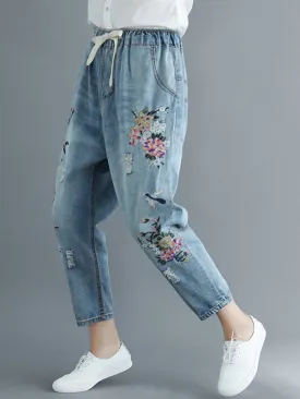 Comfy Women's Floral Gun Pants