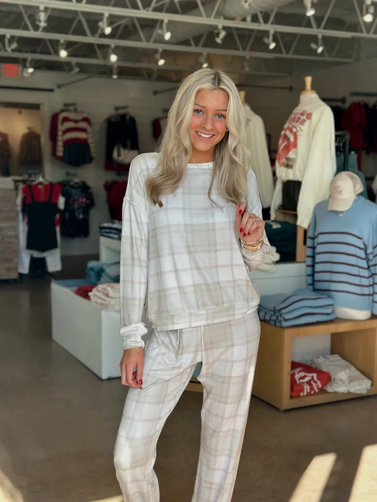 Cozy Plaid Pajama set