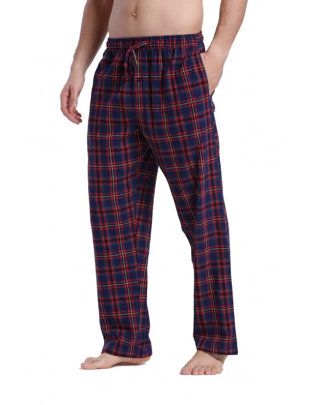 CYZ Men's 100% Cotton Super Soft Flannel Plaid Pajama Pants