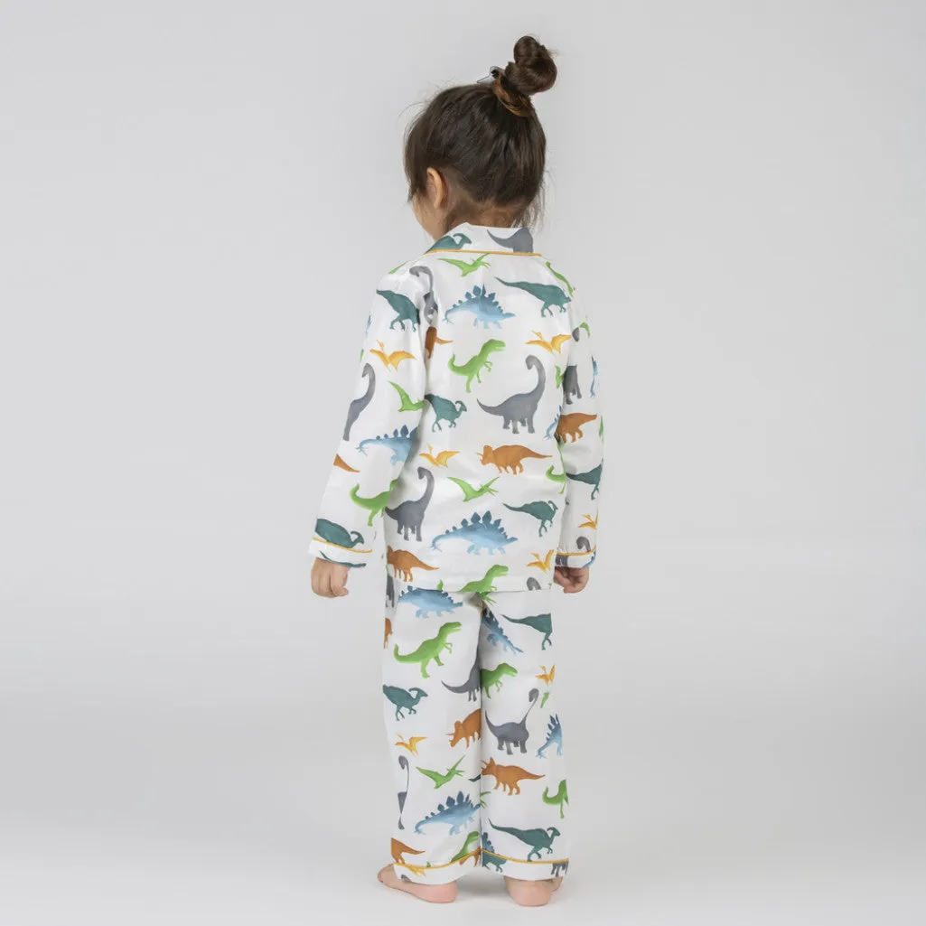 Dinosaurs Organic Pajama Set For Kids