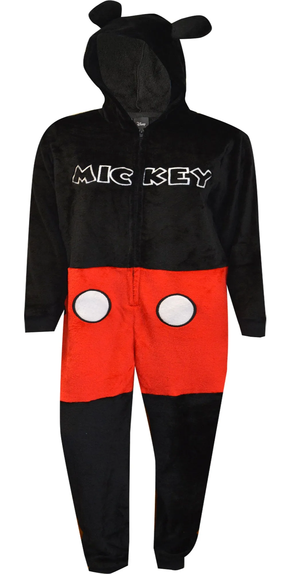 Disney Dress Like Mickey Mouse One Piece Hooded Pajama