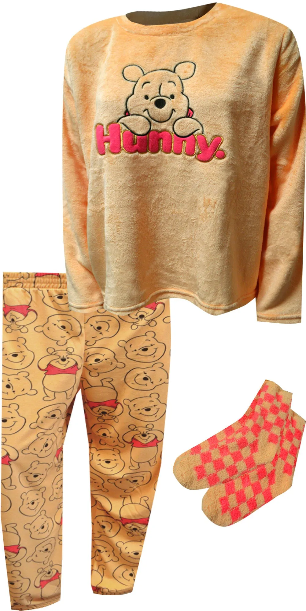 Disney's Winnie the Pooh Hunny Super Soft Pajama with Socks