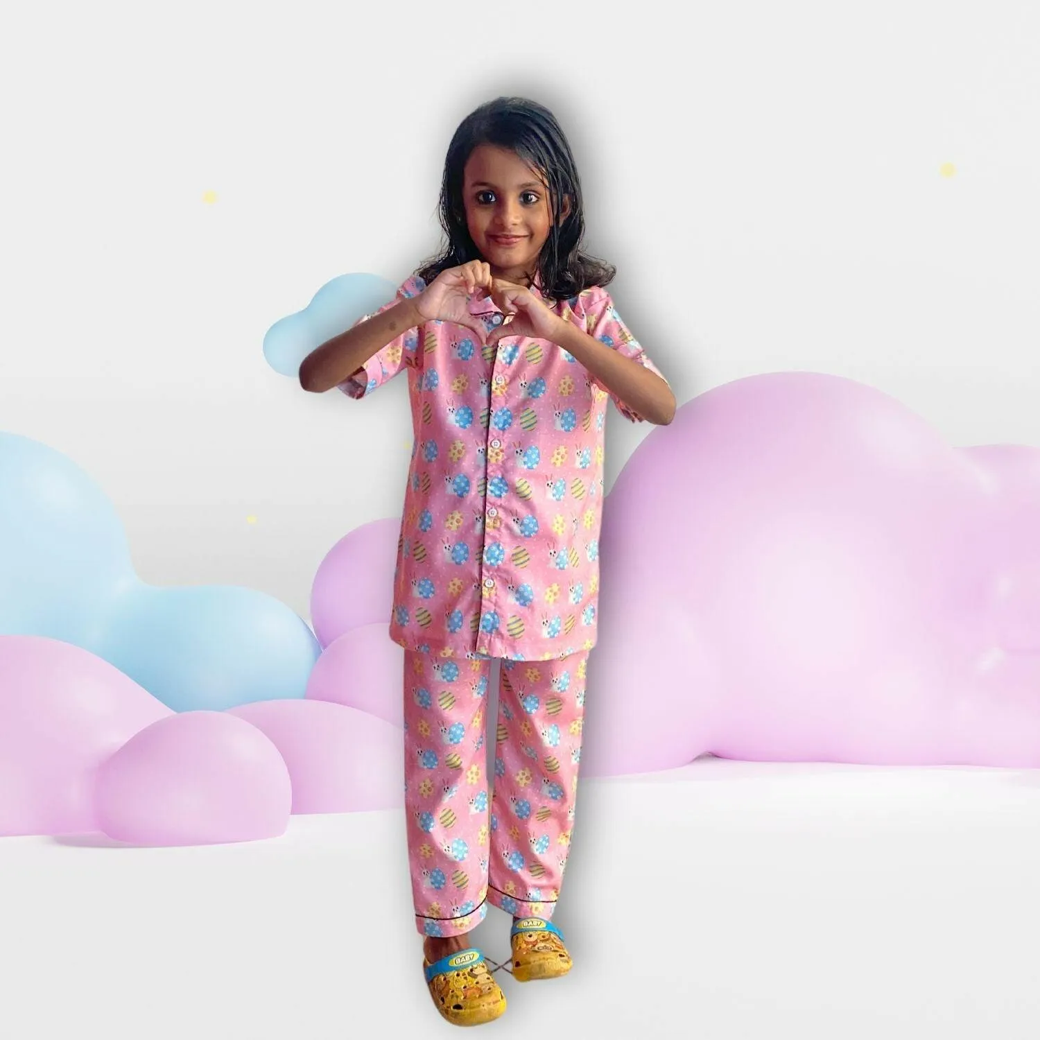 Easter Egg Pink Pajama Set