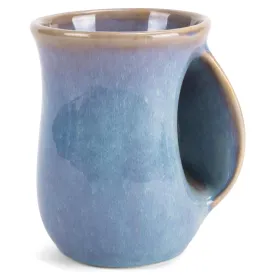 Elanze Designs Reactive 14 ounce Ceramic Handwarmer Mug, Ocean Sunrise