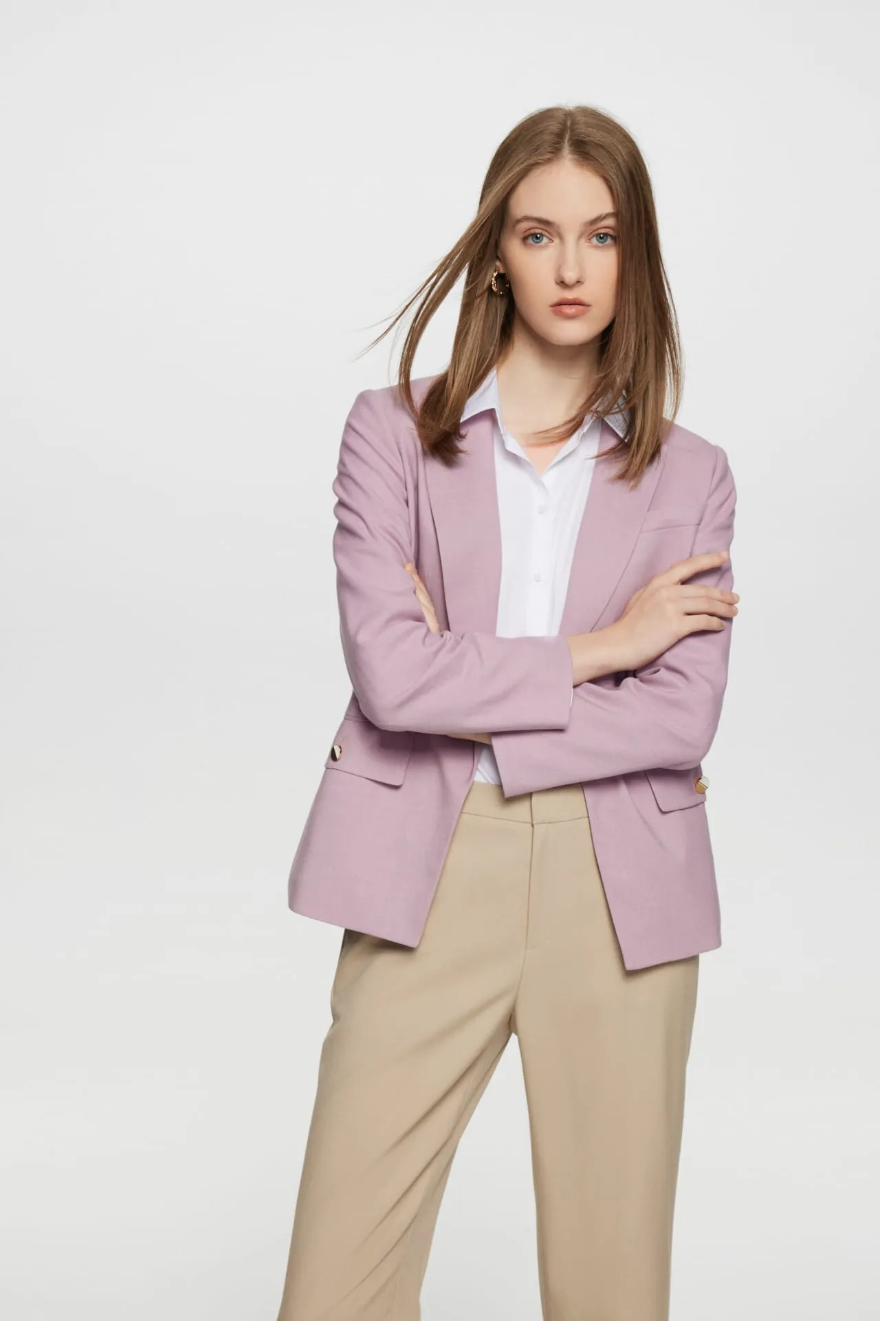 Elsie Soft Touch Stretchable Cavalry Twill Blazer