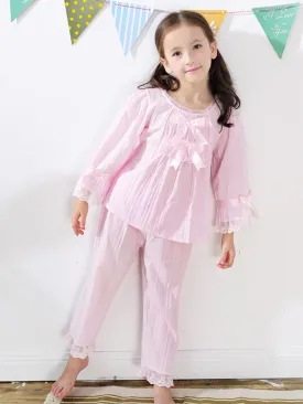 Fit For A Princess Bows And Lace Pajamas