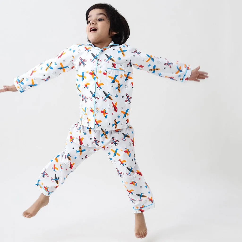 Fly Away Pajama Set For Kids