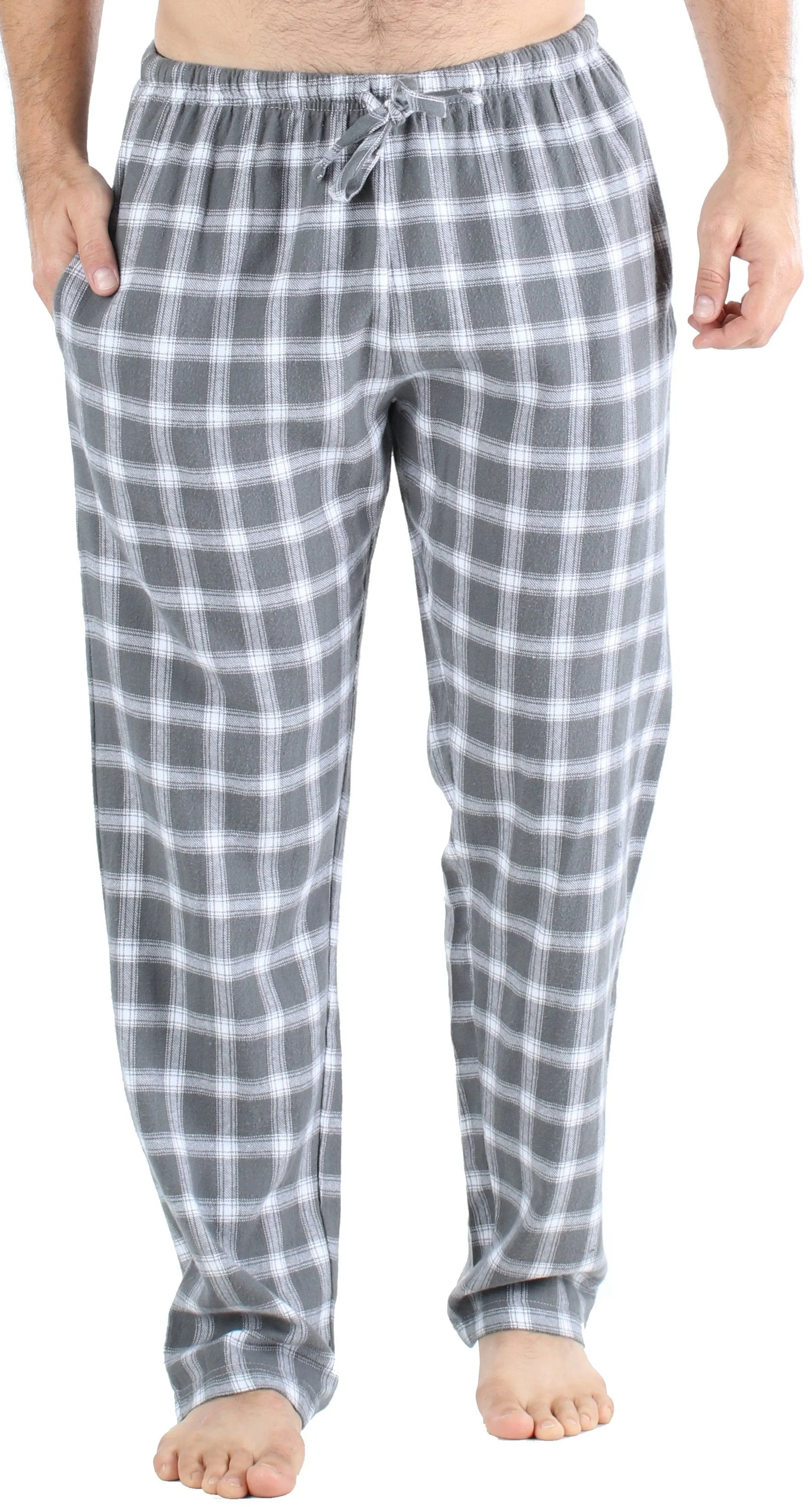 Frankie & Johnny Men’s Cotton Flannel Plaid Pajama Sleep Pants