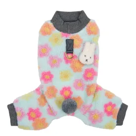 gigi jumper fleece onesie - mint