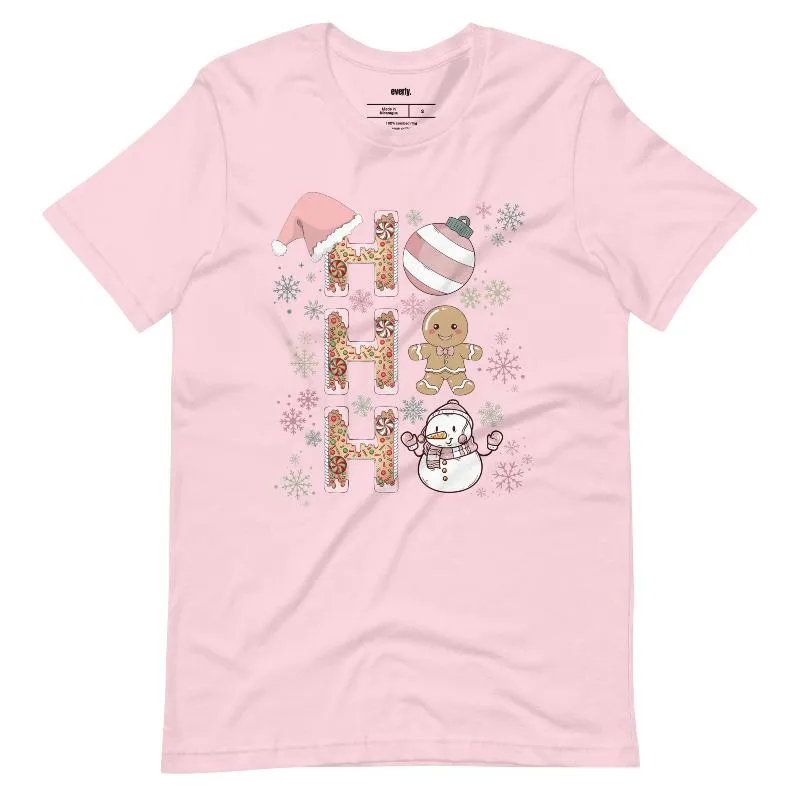 Gingerbread Ho Ho Ho Graphic Tee