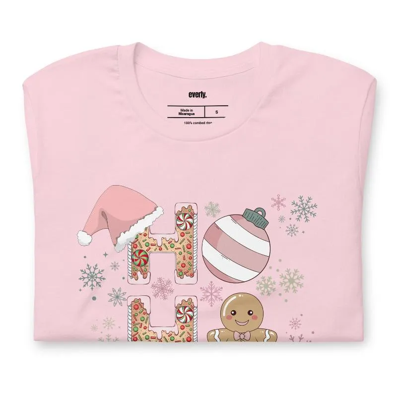 Gingerbread Ho Ho Ho Graphic Tee