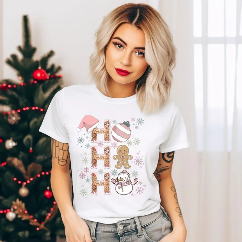 Gingerbread Ho Ho Ho Graphic Tee