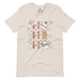 Gingerbread Ho Ho Ho Graphic Tee