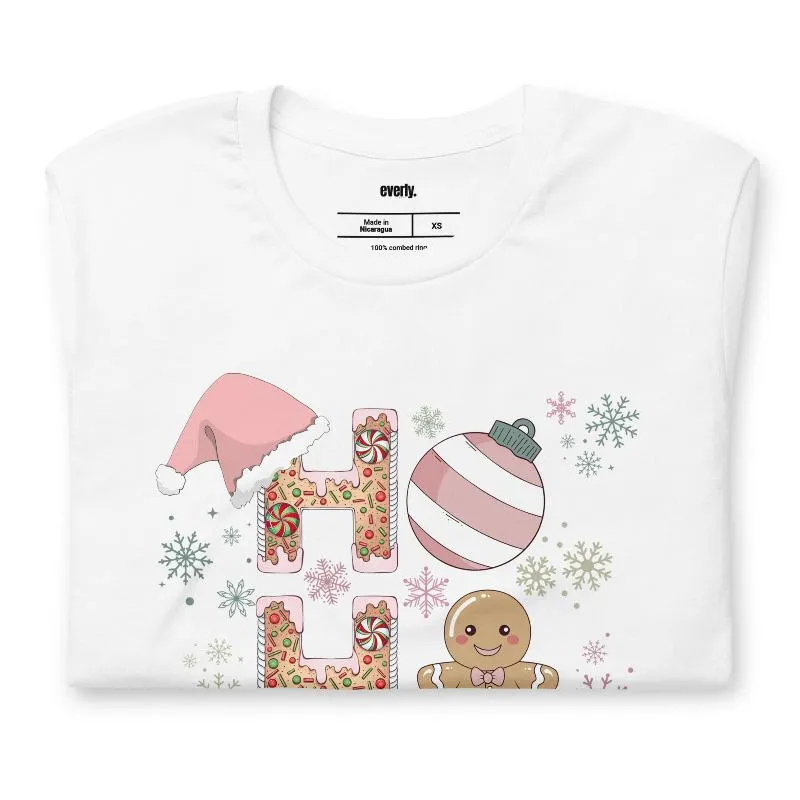 Gingerbread Ho Ho Ho Graphic Tee