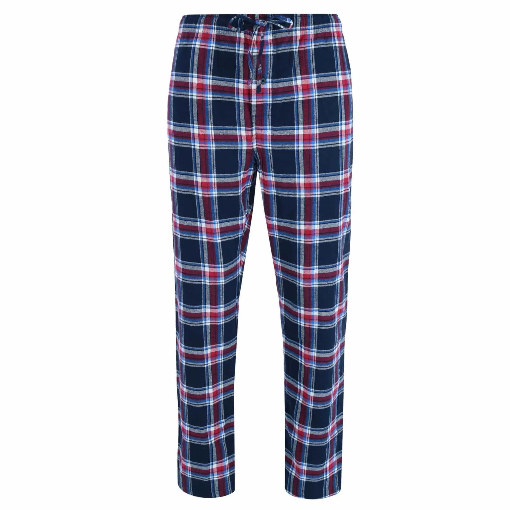 Hanes Mens Big & Tall Cotton Long Sleeve Shirt and Flannel Pajama Pants