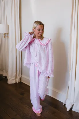 Having Fun Pajama Set - Pink