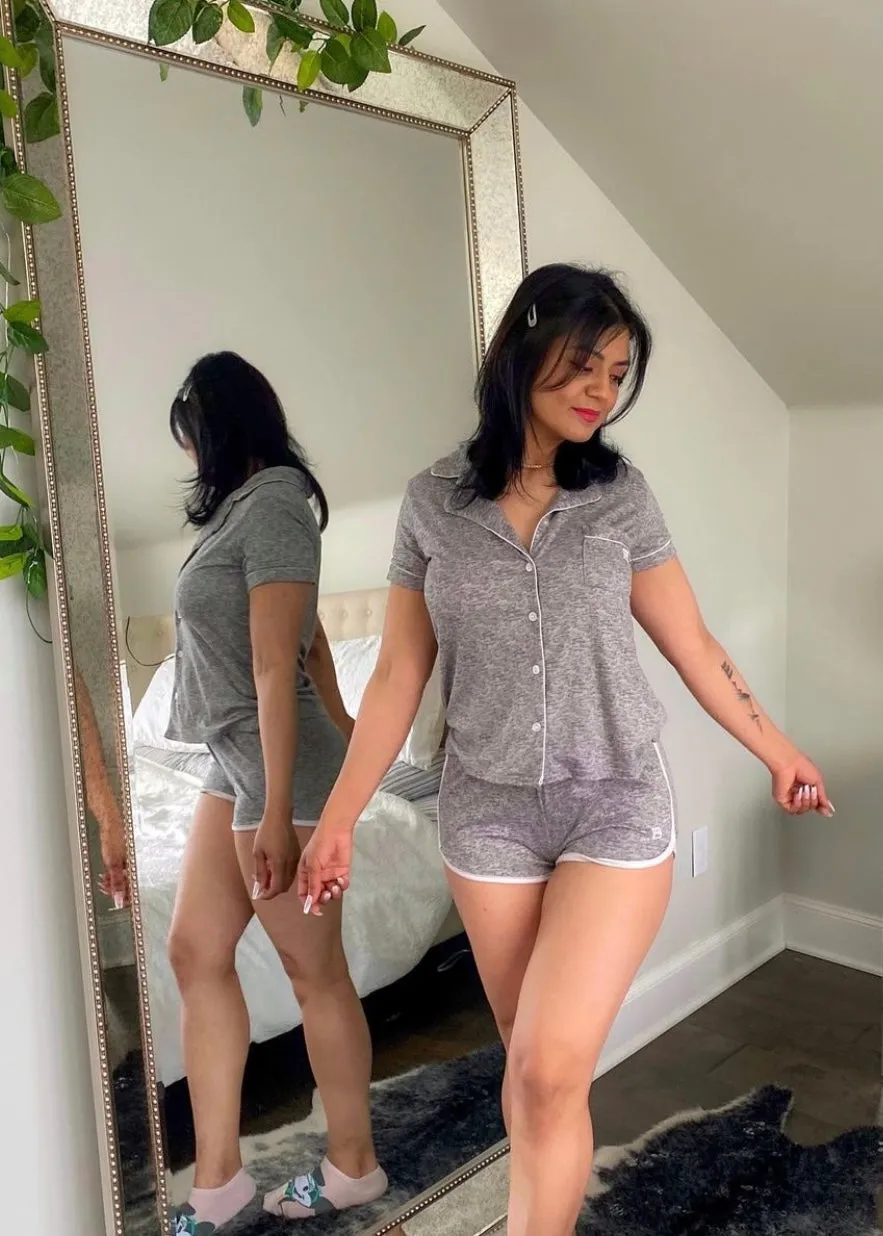 Hazy Grey Ultra Soft Pajama Set