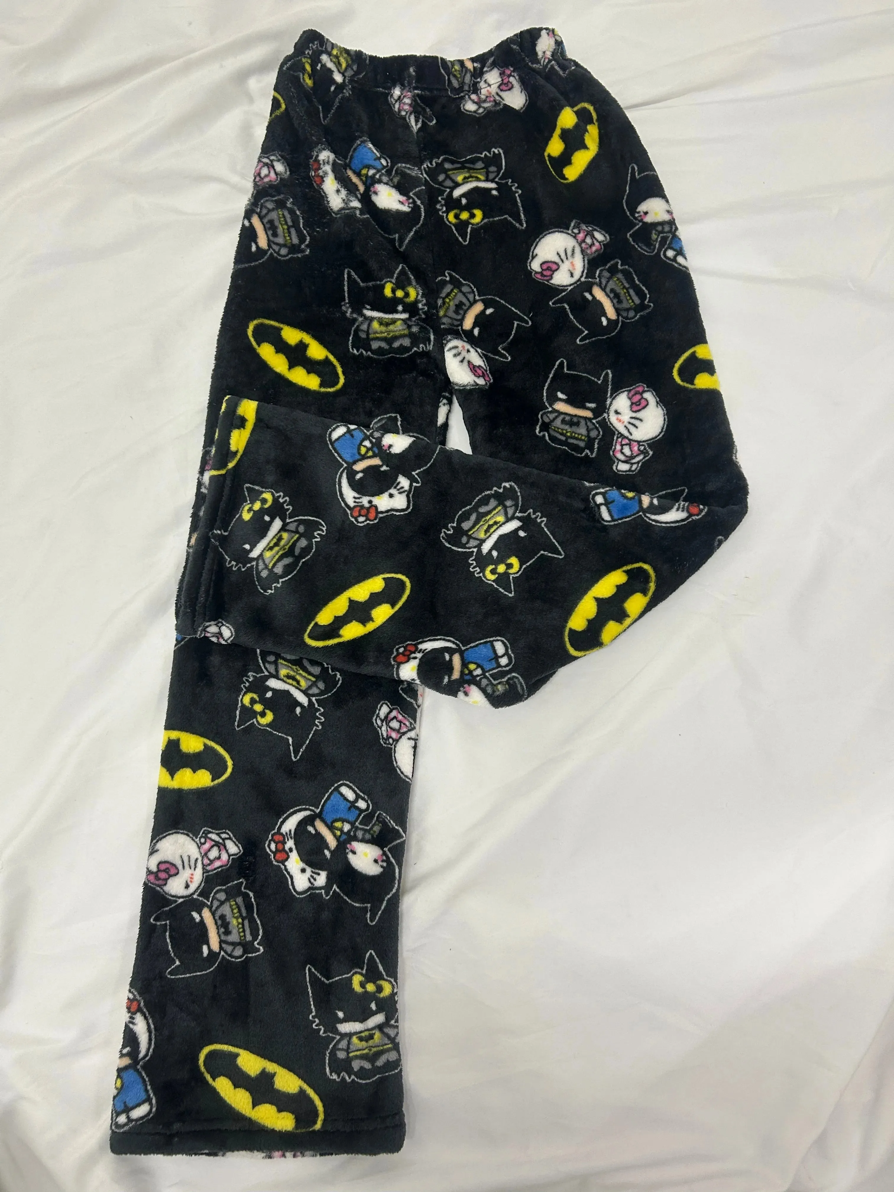 Hello Kitty Batman Fuzzy Pajama Pant