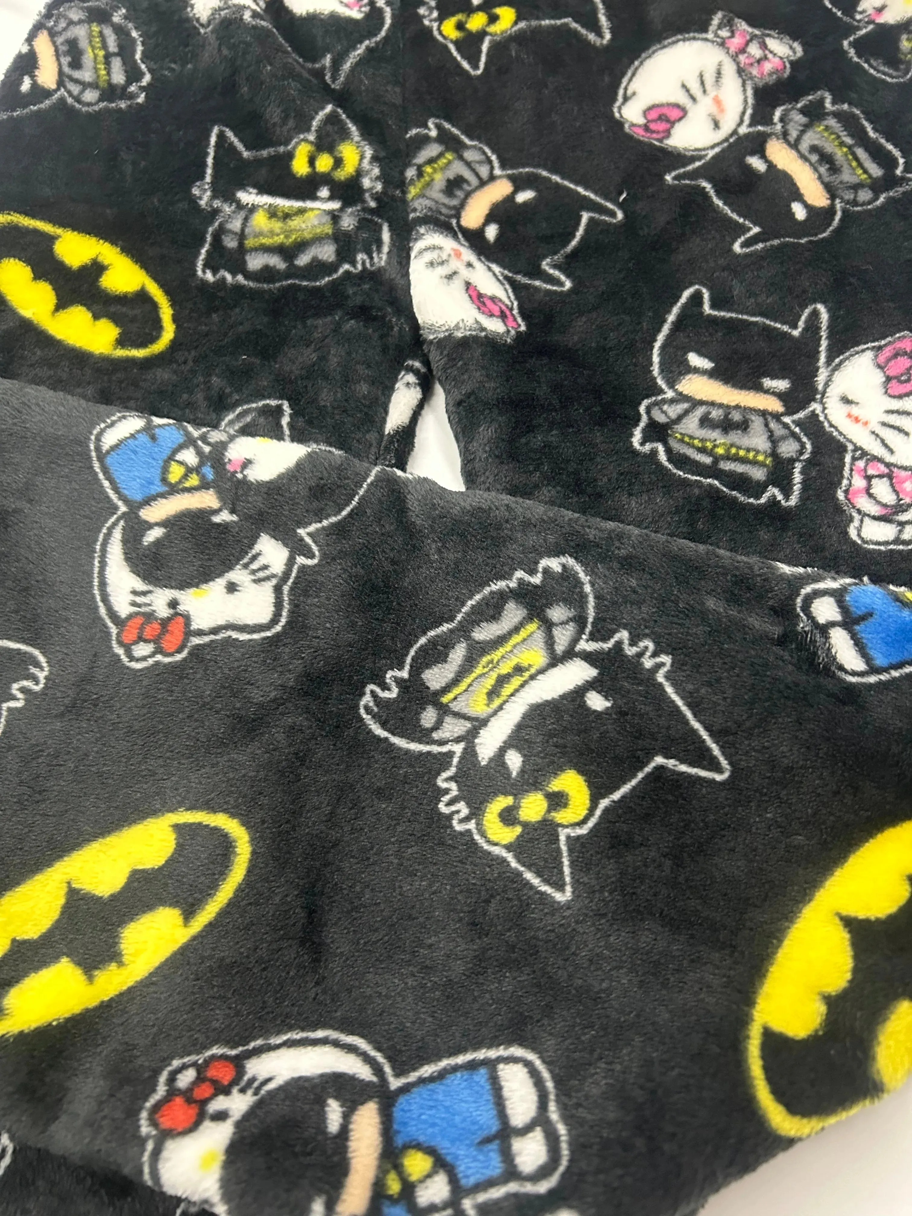 Hello Kitty Batman Fuzzy Pajama Pant