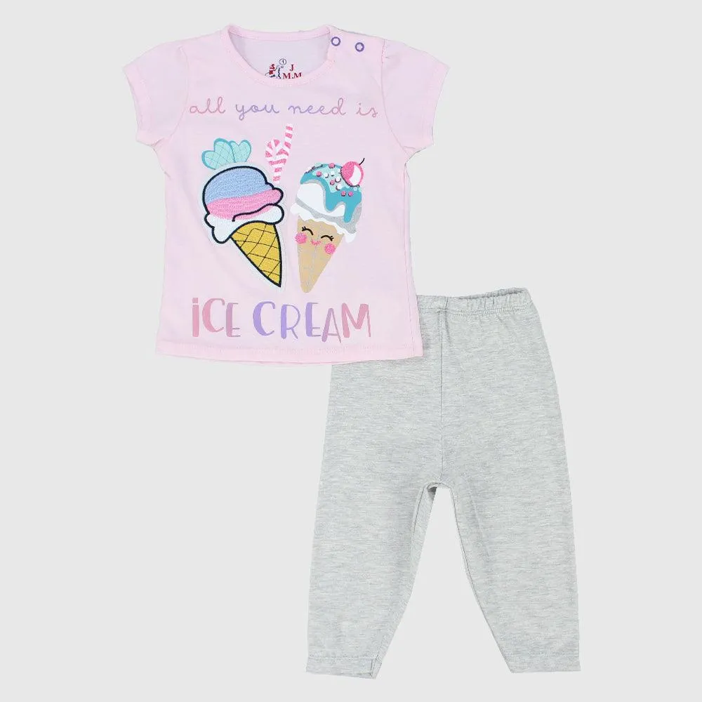 Ice Cream Short-Sleeved Pajama