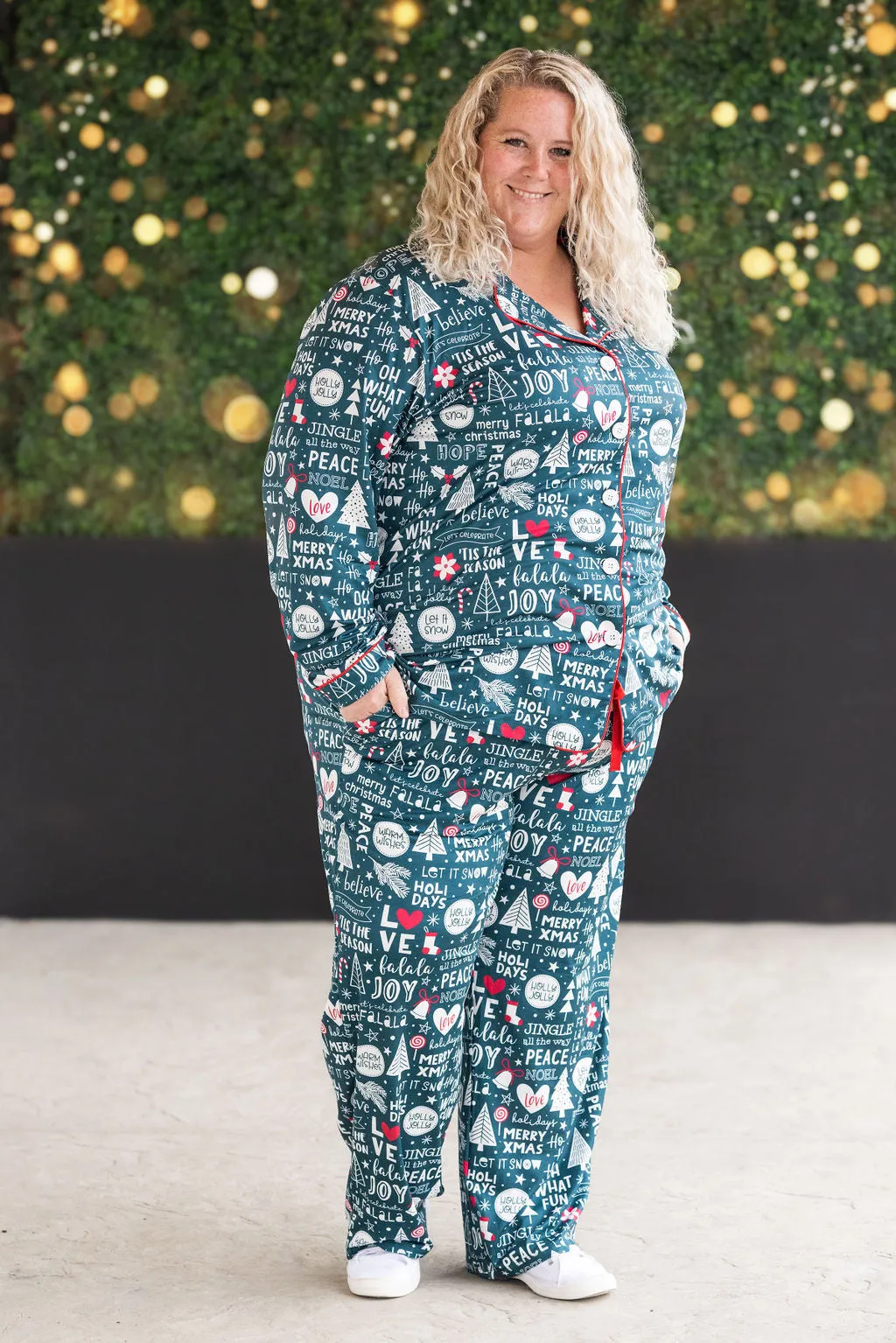 IN STOCK Evergreen Christmas Pajama Set