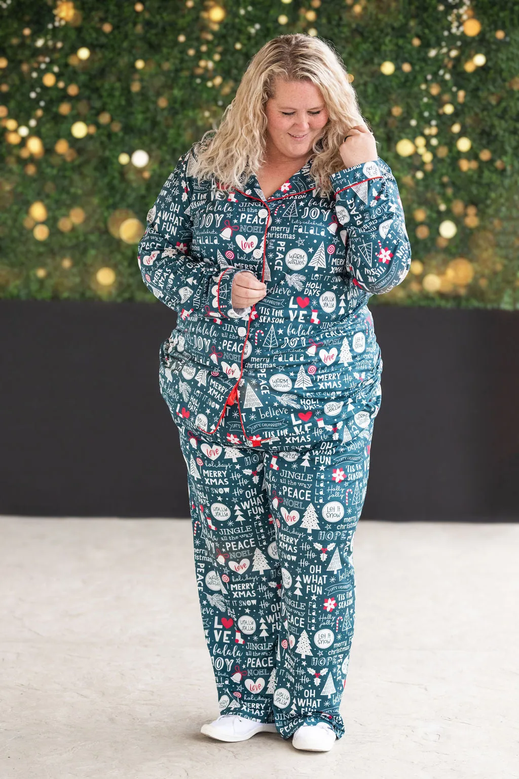 IN STOCK Evergreen Christmas Pajama Set