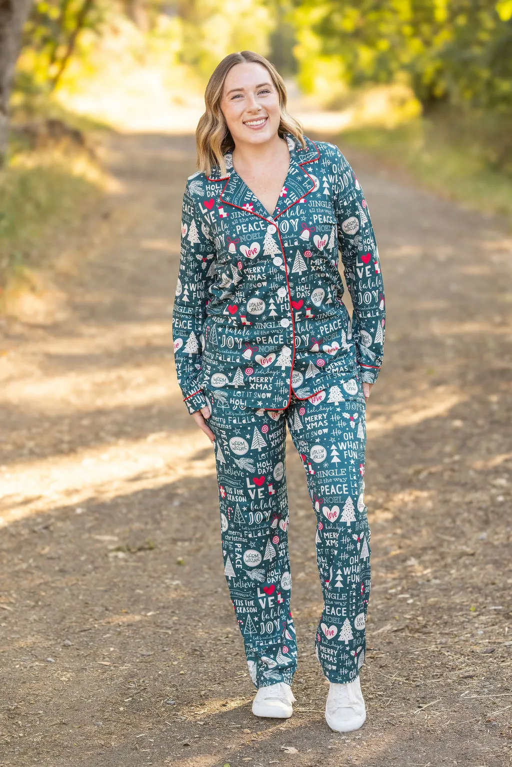 IN STOCK Evergreen Christmas Pajama Set