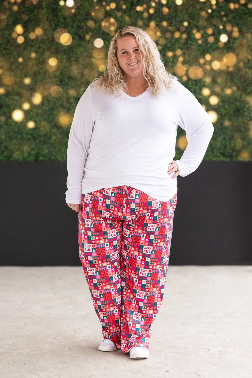 IN STOCK Joyful Holiday Lounge Pants