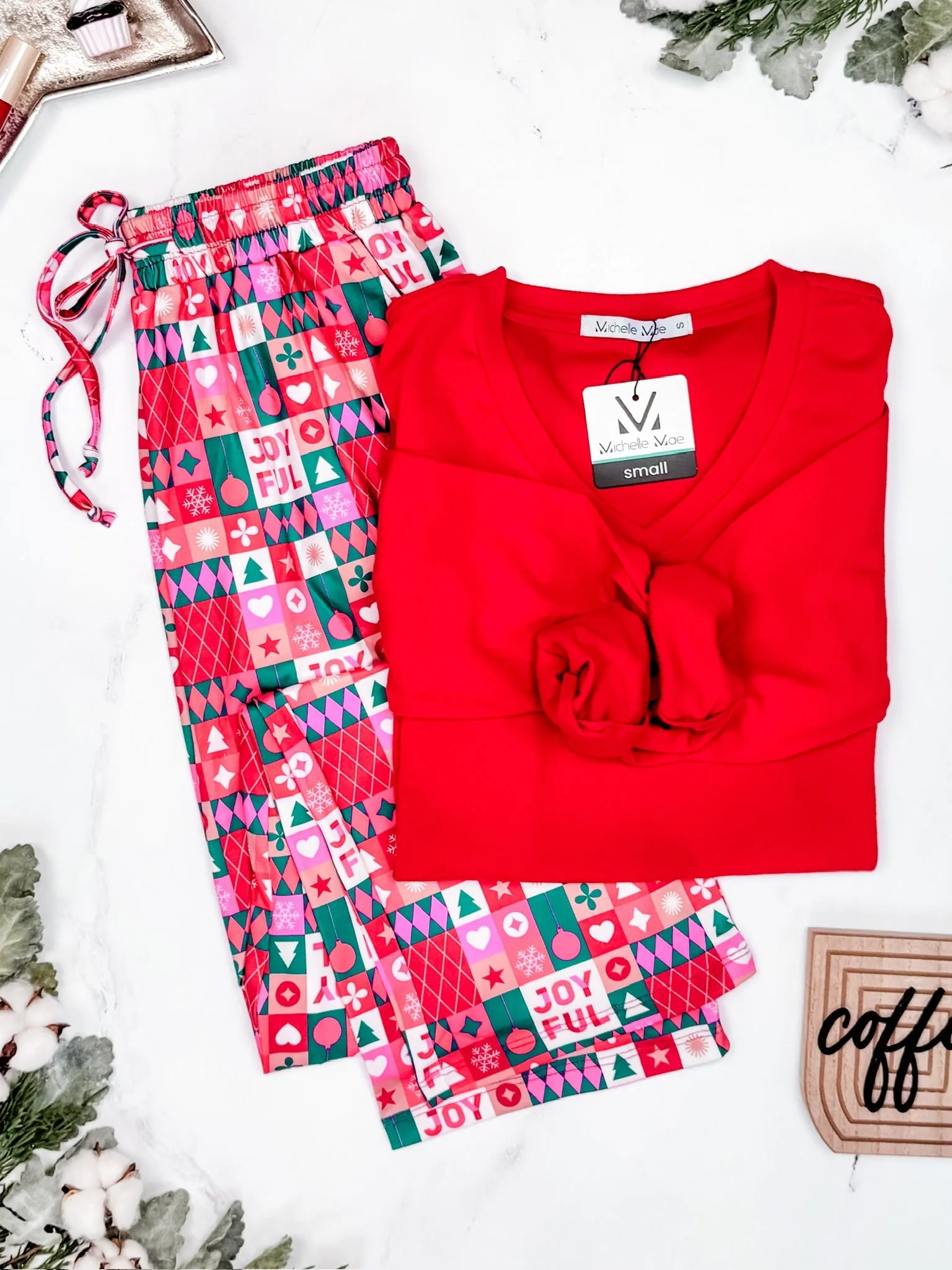 IN STOCK Joyful Holiday Lounge Pants