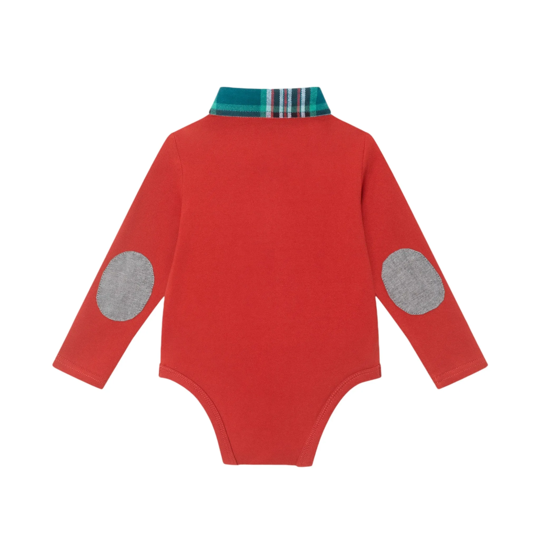 Infant 2-piece Polo Shirtzie® Set | Red Holiday